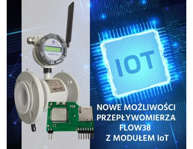 Nowe możliwości przepływomierza elektromagnetycznego Flow38 z modułem IoT